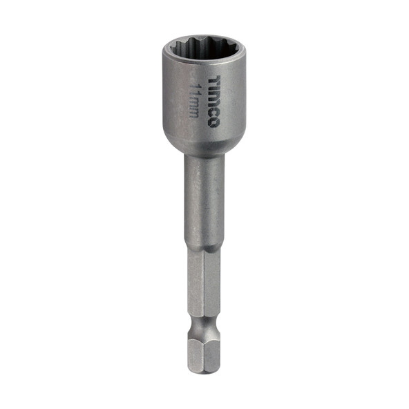 TIMCO Magnetic Socket Driver Bit - Bi-Hex - 11 x 65