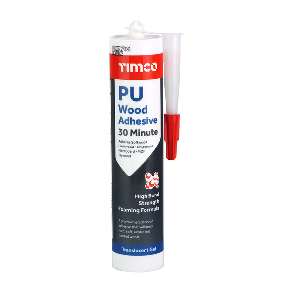 TIMCO PU Wood Adhesive 30 Minute - Gel - 310ml