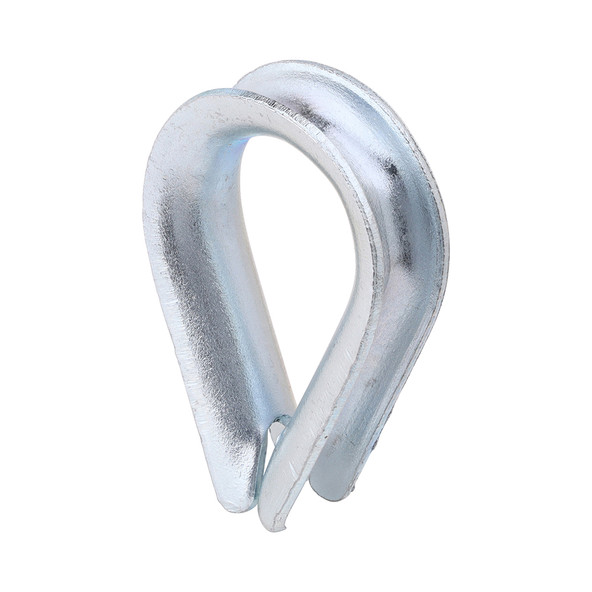 TIMCO Wire Rope Thimbles - Zinc - 4mm - Bag of 20