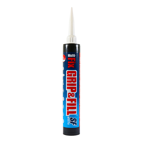 TIMCO Grip & Fill - Solvent Free - White - 350ml - Pack of 12