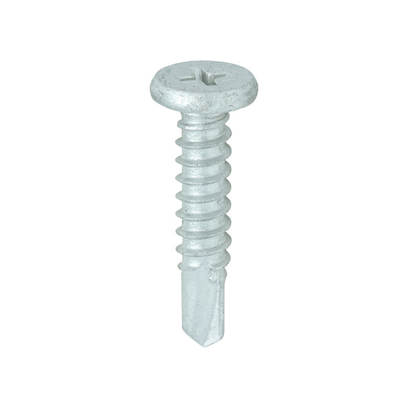 Metal Construction Sheet & Framing Screws - PH - Low Profile Pancake - Exterior - Silver Organic