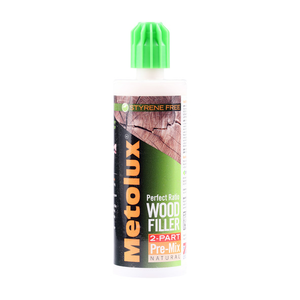 Metolux 2 Part Pre-Mixed Wood Filler - Natural - 300g