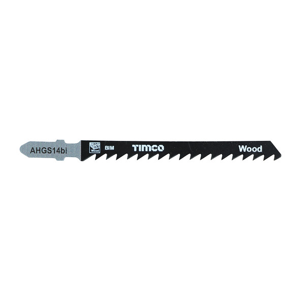 TIMCO Jigsaw Blades - Wood Cutting - Bi-Metal Blades - T144DF - T144DF - Pack of 5