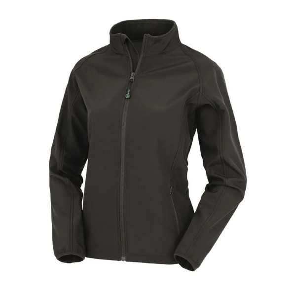 R901F Women's Genuine Recycled Softshell Jacket - Black - (10)
