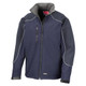 R118A Ice Fell Hooded Softshell Jacket - Navy - (M)