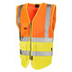 W11 Two-tone Superior Hi Vis Waistcoat