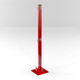 Railsafe Safety Corner Post - 200mm x 1026mm with Anti Luce Fitting