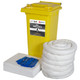 Oil Spill Kit - Supplied in Wheelie Bin - 120 Litre