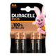 Duracell Plus AAA Batteries - Pack of 4