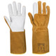 A521 TIG Welders 220 Grain Leather Gauntlet - Brown