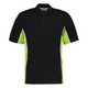 KK475 Trim Polo Shirt - Black/Lime