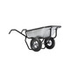 Colt Galvanised Twin Wheelbarrow - 150 Litre - Pneumatic Tyre