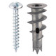 TIMCO Metal Speed Plugs with Screws - Zinc - 31.5mm - Tub of 300