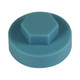 TIMCO Hex Head Cover Caps - Wedgewood Blue - 19mm - Bag of 1000