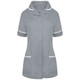 FM0103 - Ladies Round Collar Tunic - Pale Grey - (26)