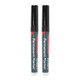 TIMCO Builders Permanent Markers - Fine Tip - Black - Fine Tip - Blister Pack of 2