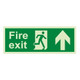 Fire Exit - Arrow Up Sign