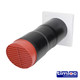 TIMLOC Aero Core Through-Wall Vent High Rise and Baffle - Terracotta - ACV7HRTE - 127 x 350mm