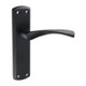 TIMCO Zeta Latch Handles - Matt Black - 175 x 45mm