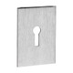 TIMCO Lock Profile Self-Adhesive Escutcheon - Oblong - Satin Stainless Steel - 65 x 47mm