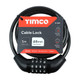 TIMCO Combination Cable Lock - 8mm x 1m