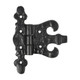 TIMCO Pair of Unequal Hinges - Antique Black - 85mm
