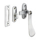 TIMCO Hook & Mortice Plate Casement Fastener - Satin Chrome - 54 x 19mm