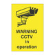 Warning CCTV in operation 400mm x 300mm - 1mm Rigid Plastic Sign