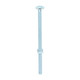 Roofing Bolts with Square Nuts - Zinc