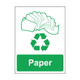 Paper waste Sign