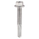 Metal Construction Heavy Section Screws - Hex - Self-Drilling - Bi-Metal - Exterior - Silver Organic