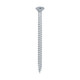 C2 Exterior Strong-Fix - PZ - Double Countersunk with Ribs - Twin-Cut - Silver