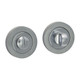 TIMCO Bathroom Thumb Turn And Release - Polished & Satin Chrome - 51mm
