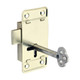 TIMCO Small Cupboard Lock - Electro Brass - 64 x 32mm