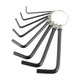 TIMCO Hex Key Keyring Set - 8pcs