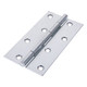 Narrow Plain Butt Hinge (5050) - Zinc
