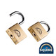 Squire Premium Brass Lion Padlock - Keyed Alike - LN4T - 40mm - Blister Pack of 2