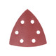 TIMCO Delta Sanding Pads - 240 Grit - Red - 95 x 95mm - Pack of 5