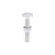 Carriage Bolts Hex Nuts & Form A Washers - Dome - Exterior - Silver