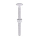 Carriage Bolts Hex Nuts & Form A Washers - Dome - Exterior - Silver