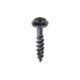 Rainwater Screws - PZ - Low Profile Pan - Exterior - Black