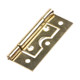 Flush Hinge (105) - Electro Brass