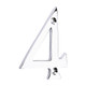 TIMCO Door Numeral 4 - Polished Chrome - 75mm