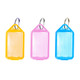 TIMCO Coloured Key Tags - Mixed Colours - Pack of 6