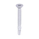 Metal Construction Timber to Light Section Screws - Countersunk - Wing-Tip - Self-Drilling - Exterior - Silver Organic
