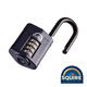 Squire Combination Padlock - Steel 1.5" Long Shackle - CP50/1.5 - 50mm