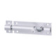 Straight Barrel Bolt - Satin Aluminium
