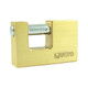 TIMCO Rectangular Brass Padlock - 75mm - Blister Pack of 1
