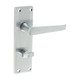 TIMCO Victorian Straight Bathroom Handles - Satin Chrome - 152 x 43mm