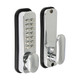 TIMCO Push Button Digital Lock - Polished Chrome - 142 x 41mm